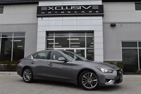 Gray 2022 INFINITI Q50 LUXE for sale in Randallstown, MD