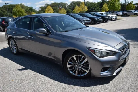 Gray 2022 INFINITI Q50 LUXE for sale in Randallstown, MD