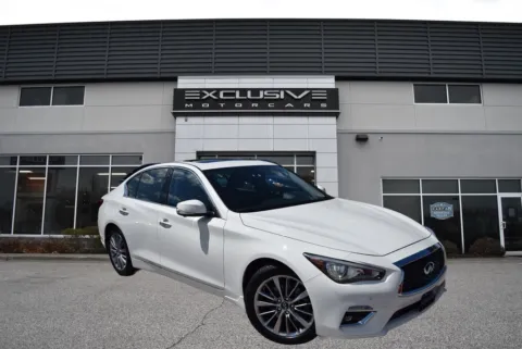 White 2022 INFINITI Q50 LUXE for sale in Randallstown, MD