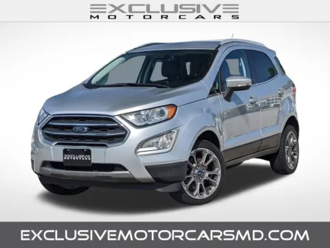 Silver 2020 Ford EcoSport Titanium for sale in Randallstown, MD
