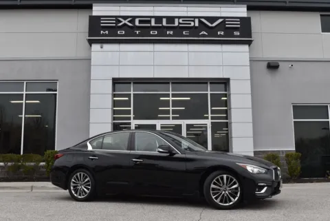 Black 2022 INFINITI Q50 LUXE for sale in Randallstown, MD