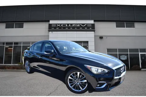 Black 2022 INFINITI Q50 LUXE for sale in Randallstown, MD