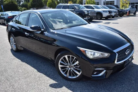 Black 2022 INFINITI Q50 LUXE for sale in Randallstown, MD