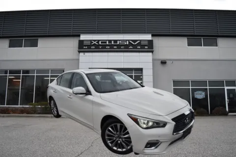 White 2022 INFINITI Q50 LUXE for sale in Randallstown, MD