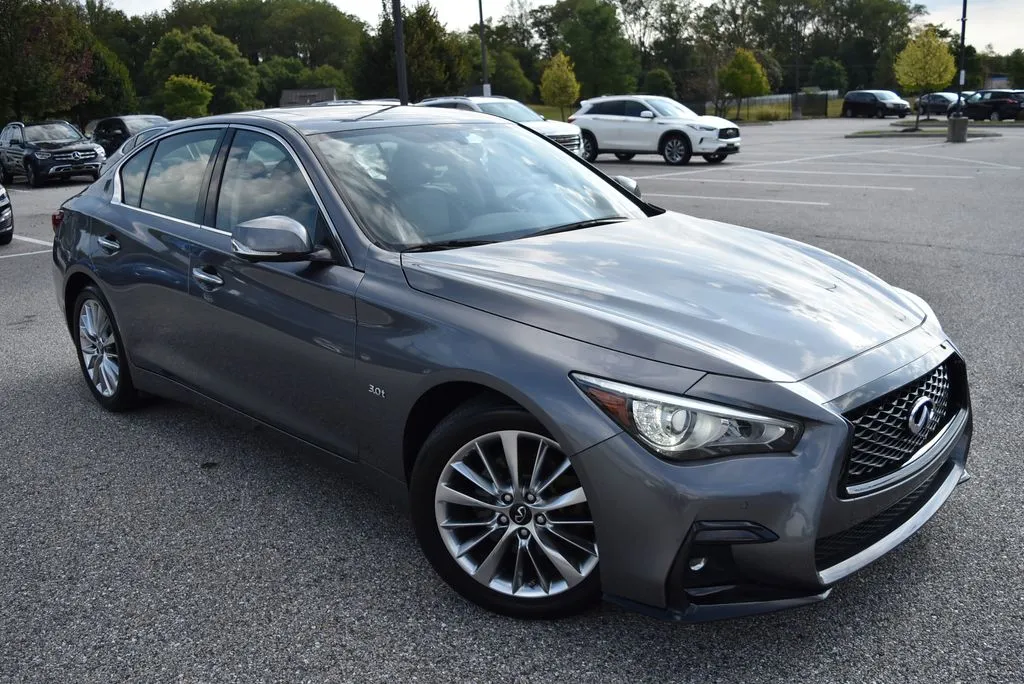 Gray 2021 INFINITI Q50 3.0t LUXE for sale in Randallstown, MD