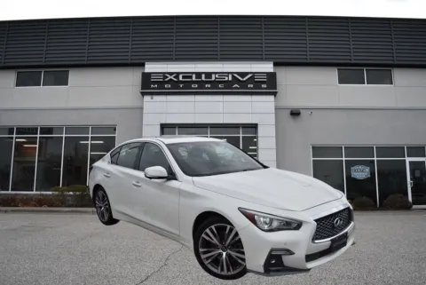White 2022 INFINITI Q50 SENSORY for sale in Randallstown, MD