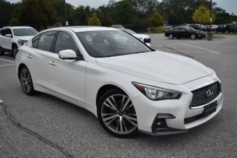 White 2022 INFINITI Q50 SENSORY for sale in Randallstown, MD