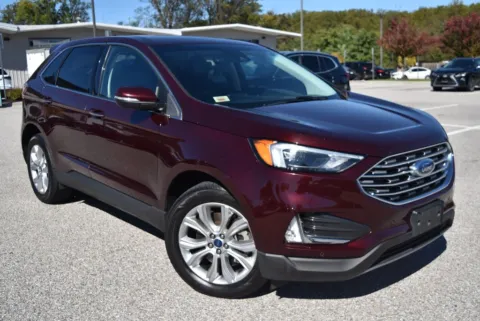 Red 2022 Ford Edge Titanium for sale in Randallstown, MD
