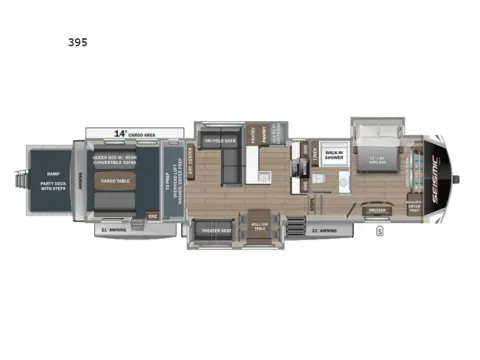 Photos of 2026 Jayco Seismic 395 for sale in Kent, WA at Valley RV Supercenter