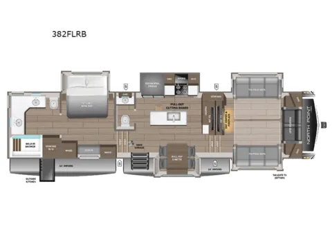 Photos of 2026 Jayco North Point 382FLRB for sale in Kent, WA at Valley RV Supercenter