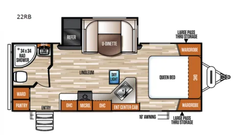Photos of 2019 Forest River Vibe 22RB for sale in Kent, WA at Valley RV Supercenter