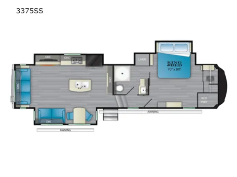 Photos of 2021 Heartland Rvs BIGHORN 3375S for sale in Kent, WA at Valley RV Supercenter