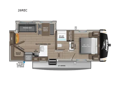 Photos of 2026 Jayco Eagle HT 26REC for sale in Kent, WA at Valley RV Supercenter