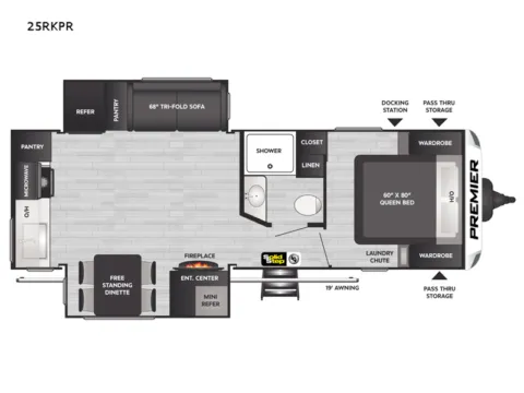 Photos of 2022 Keystone BULLET 25RKPR for sale in Kent, WA at Valley RV Supercenter