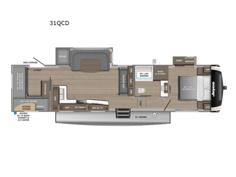 Photos of 2026 Jayco Eagle HT 31QCD for sale in Kent, WA at Valley RV Supercenter