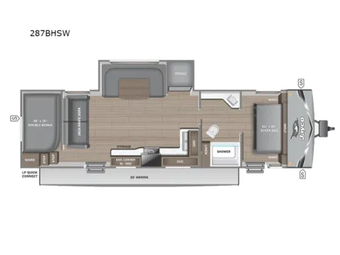 Photos of 2026 Jayco Jay-Flight SLX 287BHSW for sale in Kent, WA at Valley RV Supercenter