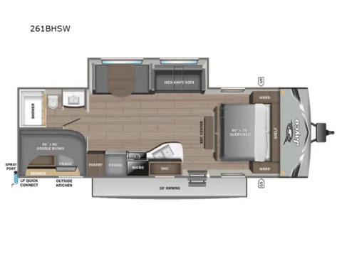 Photos of 2026 Jayco Jay-Flight SLX 261BHSW for sale in Kent, WA at Valley RV Supercenter