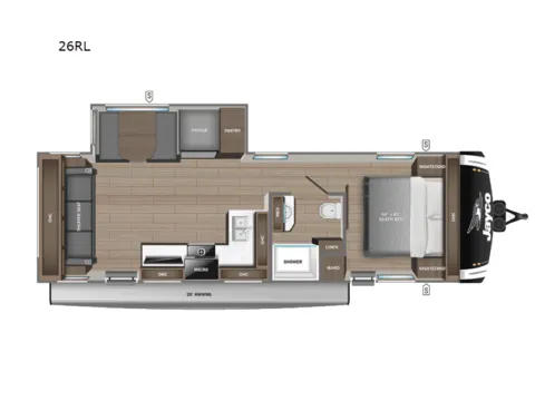 Photos of 2026 Jayco Jay-Feather 26RL for sale in Kent, WA at Valley RV Supercenter