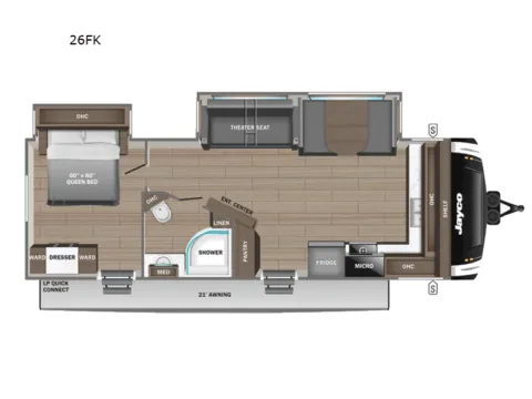 Photos of 2026 Jayco Jay-Feather 26FK for sale in Kent, WA at Valley RV Supercenter