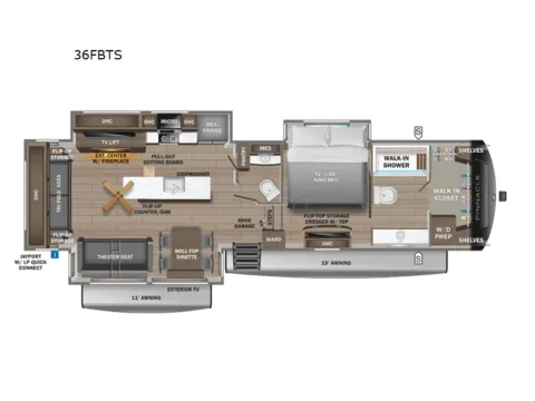 Photos of 2026 Jayco Pinnacle 36FBTS for sale in Kent, WA at Valley RV Supercenter