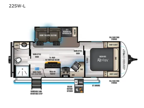 Photos of 2022 Forest River ALPHA WOLF 22SW for sale in Kent, WA at Valley RV Supercenter