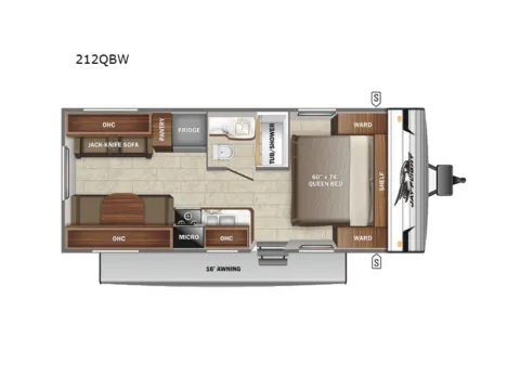 Photos of 2022 Jayco Jay-Flight 212QBW for sale in Kent, WA at Valley RV Supercenter
