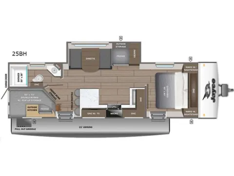 Photos of 2026 Jayco JAY FEATHER 25BH for sale in Kent, WA at Valley RV Supercenter
