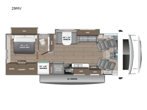 Photos of 2026 Jayco Greyhawk 29MV for sale in Kent, WA at Valley RV Supercenter