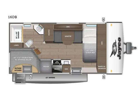 Photos of 2026 Jayco Jay-Feather Air 16DB for sale in Kent, WA at Valley RV Supercenter