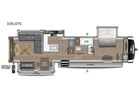 Photos of 2026 Jayco EAGLE 335LSTS for sale in Kent, WA at Valley RV Supercenter