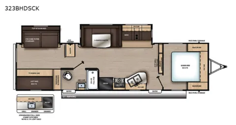 Photos of 2019 Coachmen Catalina 323BHDSCK for sale in Kent, WA at Valley RV Supercenter