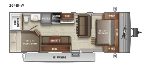 Photos of 2021 Jayco Jay-Flight 264BHW for sale in Kent, WA at Valley RV Supercenter