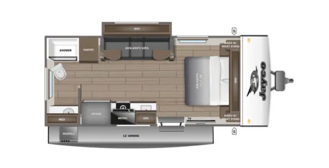 Photos of 2027 Jayco Jay-Feather Air Baja 18FBS for sale in Kent, WA at Valley RV Supercenter