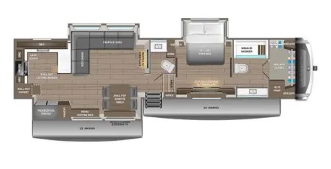 Photos of 2027 Jayco Pinnacle 38FBRK for sale in Kent, WA at Valley RV Supercenter