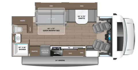 Photos of 2027 Jayco Melbourne Prestige 25RP for sale in Kent, WA at Valley RV Supercenter