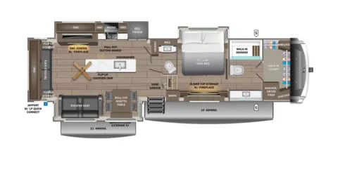 Photos of 2027 Jayco Pinnacle 36FBTS for sale in Kent, WA at Valley RV Supercenter