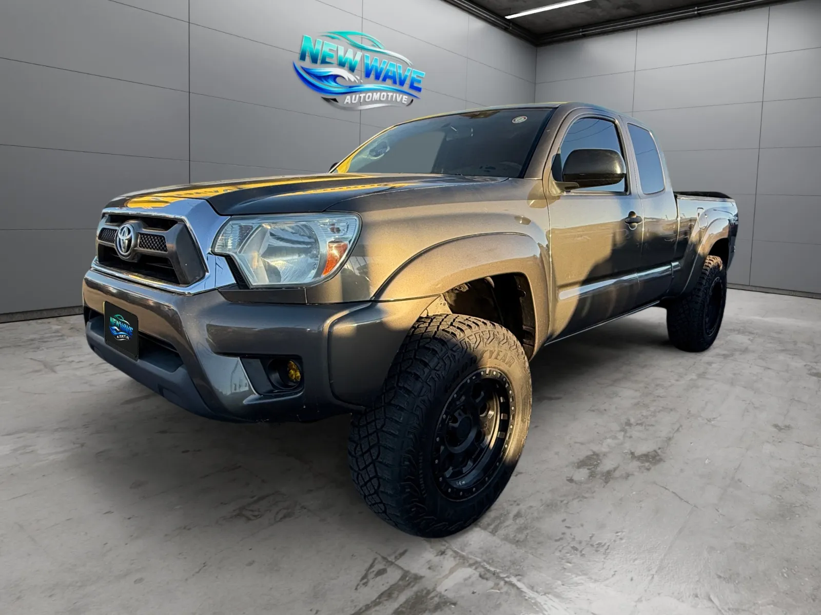Beige 2014 Toyota Tacoma PreRunner V6 for sale in Denver, CO