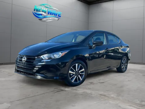 Black 2023 Nissan Versa 1.6 SV Xtronic CVT for sale in Denver, CO