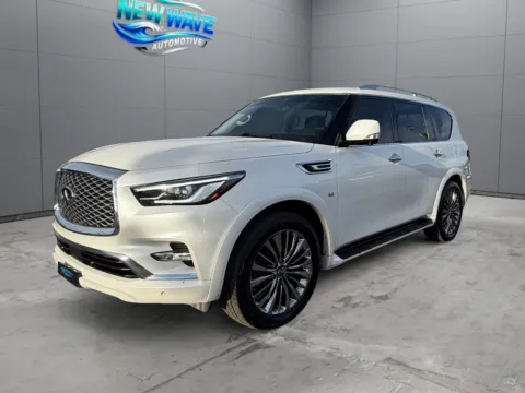 White 2019 INFINITI QX80 LUXE for sale in Denver, CO