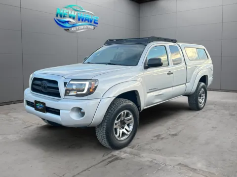 Silver 2005 Toyota Tacoma PreRunner V6 for sale in Denver, CO