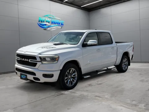 White 2020 Ram 1500 Laramie Crew Cab 4x4 5'7" Box for sale in Denver, CO