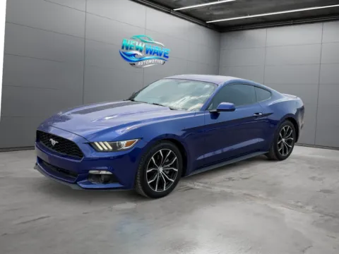Blue 2015 Ford Mustang V6 for sale in Denver, CO