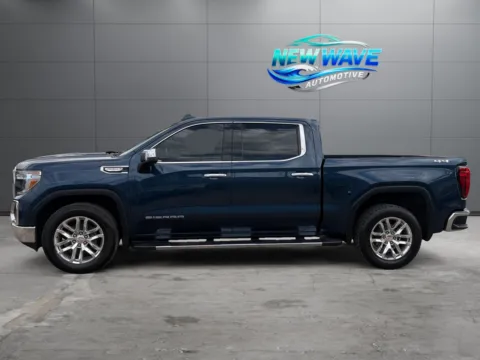 Photos of 2020 GMC Sierra 1500 4WD Crew Cab Short Box SLT for sale in Denver, CO at New Wave Automotive