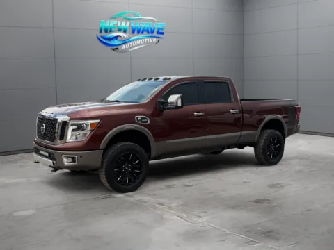 Orange 2016 Nissan TITAN XD Platinum Reserve Diesel for sale in Denver, CO