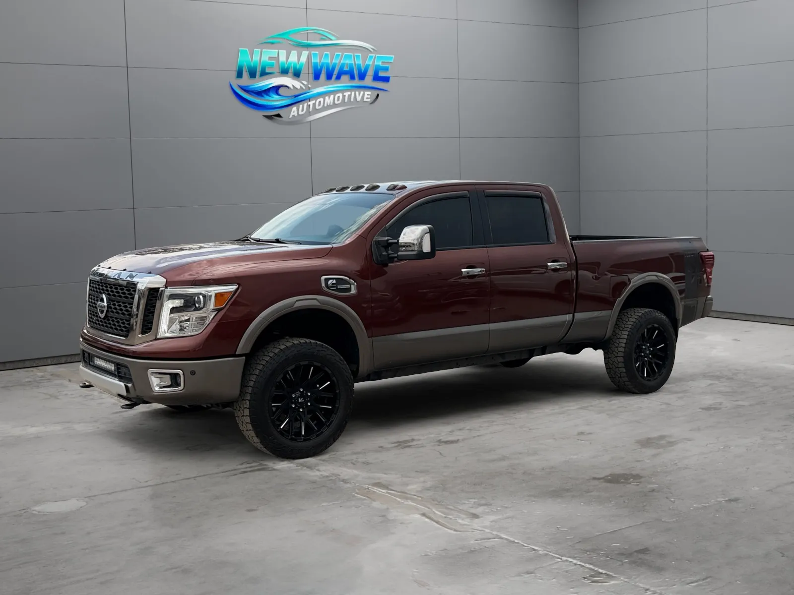 Orange 2016 Nissan TITAN XD Platinum Reserve Diesel for sale in Denver, CO