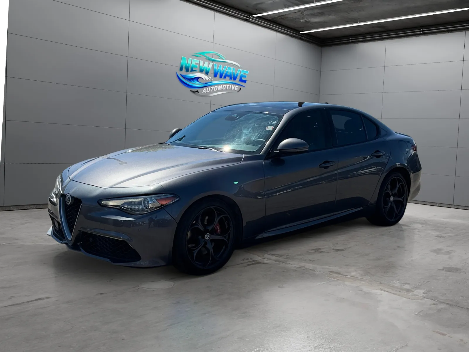 Gray 2018 Alfa Romeo Giulia Ti Sport AWD for sale in Denver, CO