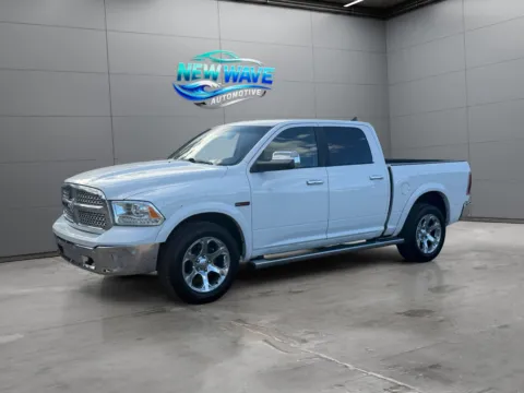 White 2018 Ram 1500 Laramie Crew Cab 4x4 5'7" Box for sale in Denver, CO