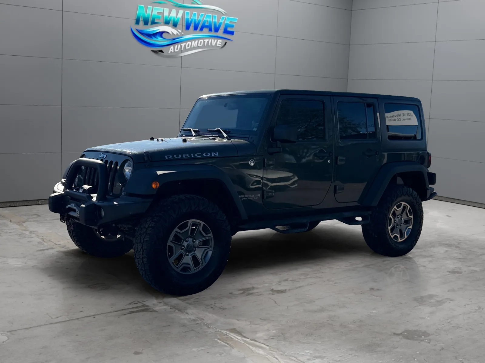 Green 2015 Jeep Wrangler Unlimited Rubicon for sale in Denver, CO