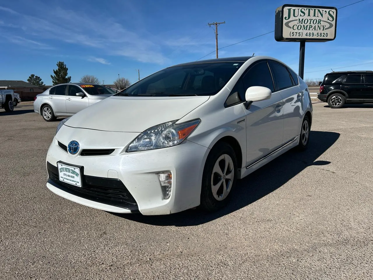 White 2015 TOYOTA PRIUS 4 for sale in Alamogordo, NM