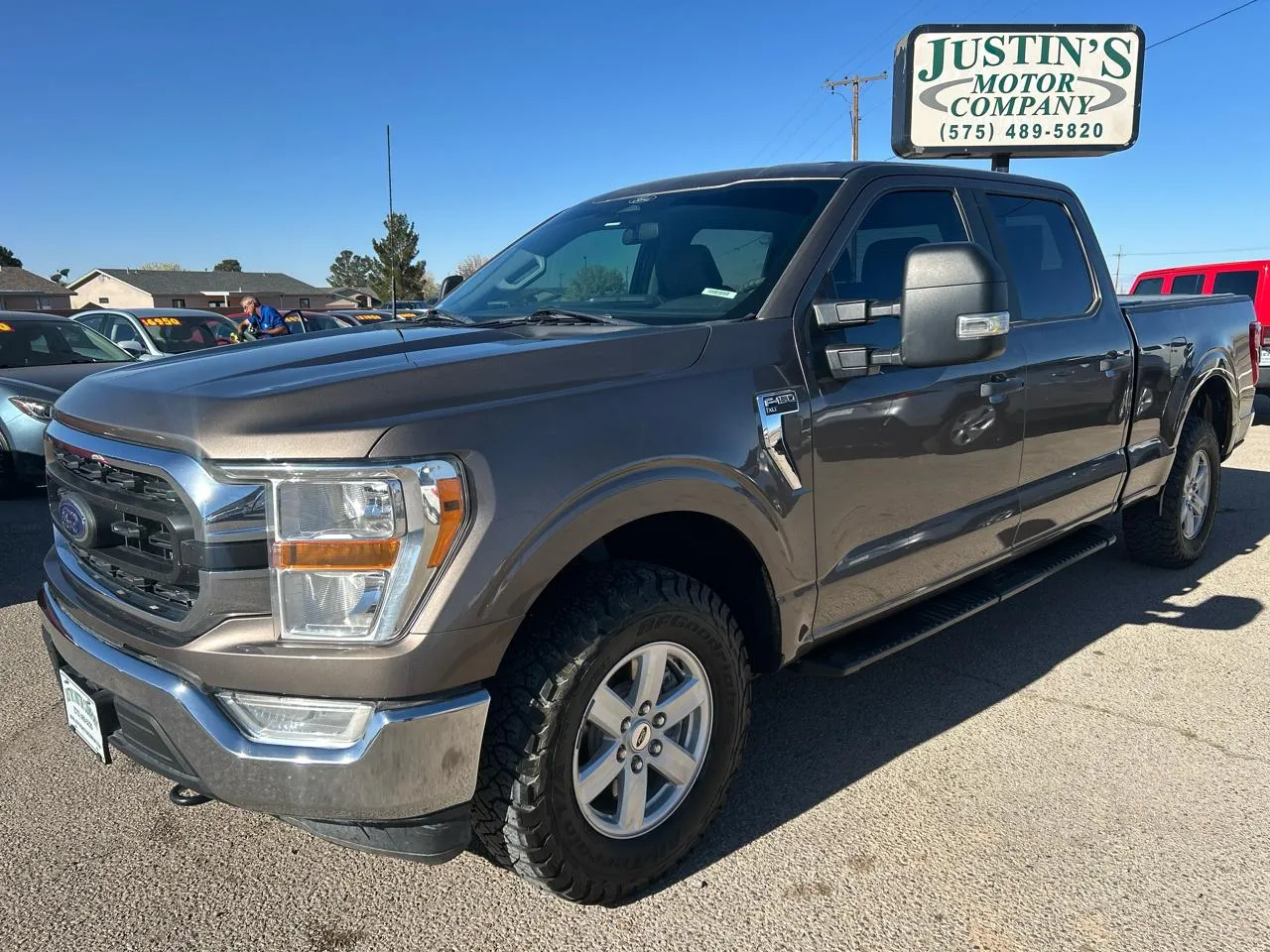 Gray 2022 FORD F-150 SUPERCREW XLT for sale in Alamogordo, NM
